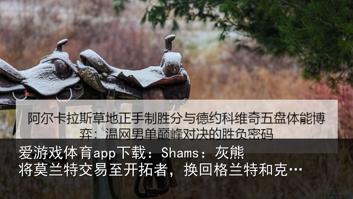 爱游戏体育app下载:Shams:灰熊将莫兰特交易至开拓者,换回格兰特和克里斯-穆雷